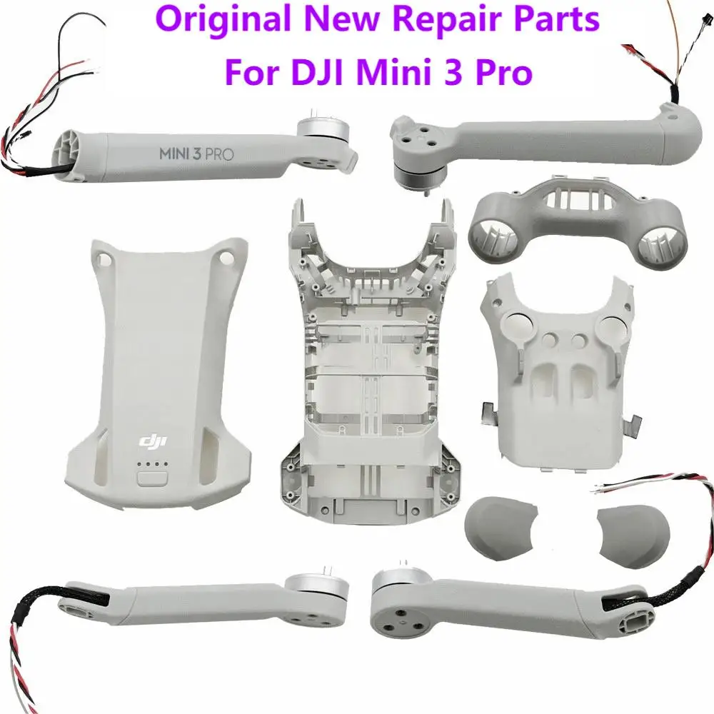

New Body Shell Motor Arm for DJI Mini 3 Pro Upper Cover MIddle Frame Bottom Shell Front/Rear Left/Right Arms Spare Part In Stock
