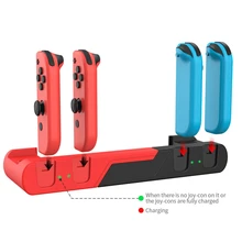 

For Nintendo Switch Gamepad Controller 6-in-1 Charging Dock Type-C Fast-Charging Joypad Charger Game Accessory
