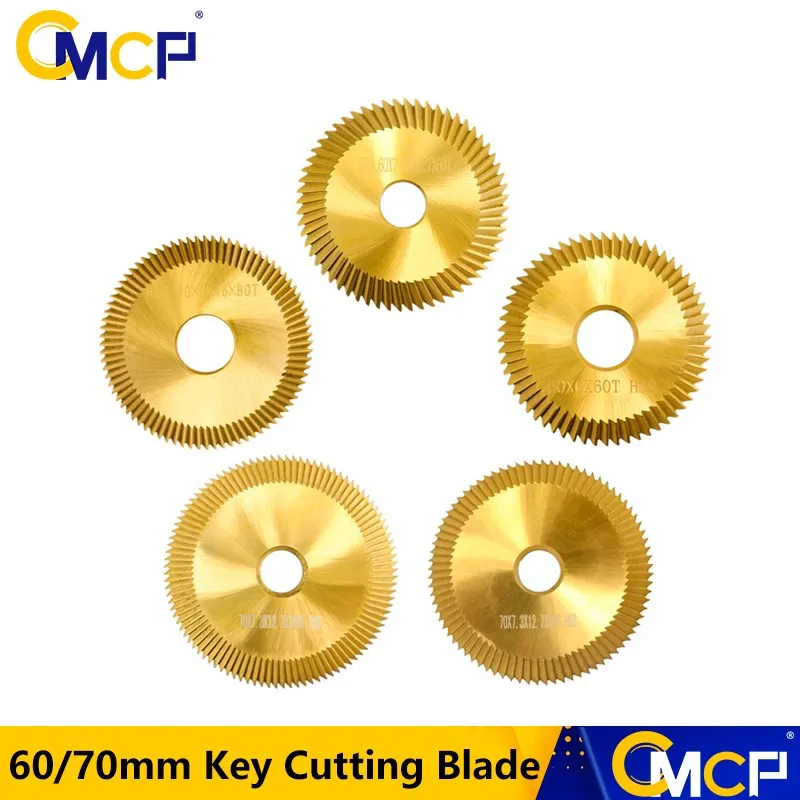 

CMCP Saw Blade HSS 60mm/70mm Key Copy Machine Blade For Duplication Key Machine Milling Cutter Key Cutting Disc Locksmith Tool