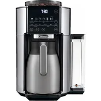 TrueBrew Drip Coffee Maker, Built in Grinder, Single Serve, 8 oz to 24 oz with 40 oz Carafe, Hot or Iced Coffee, Stainless 1