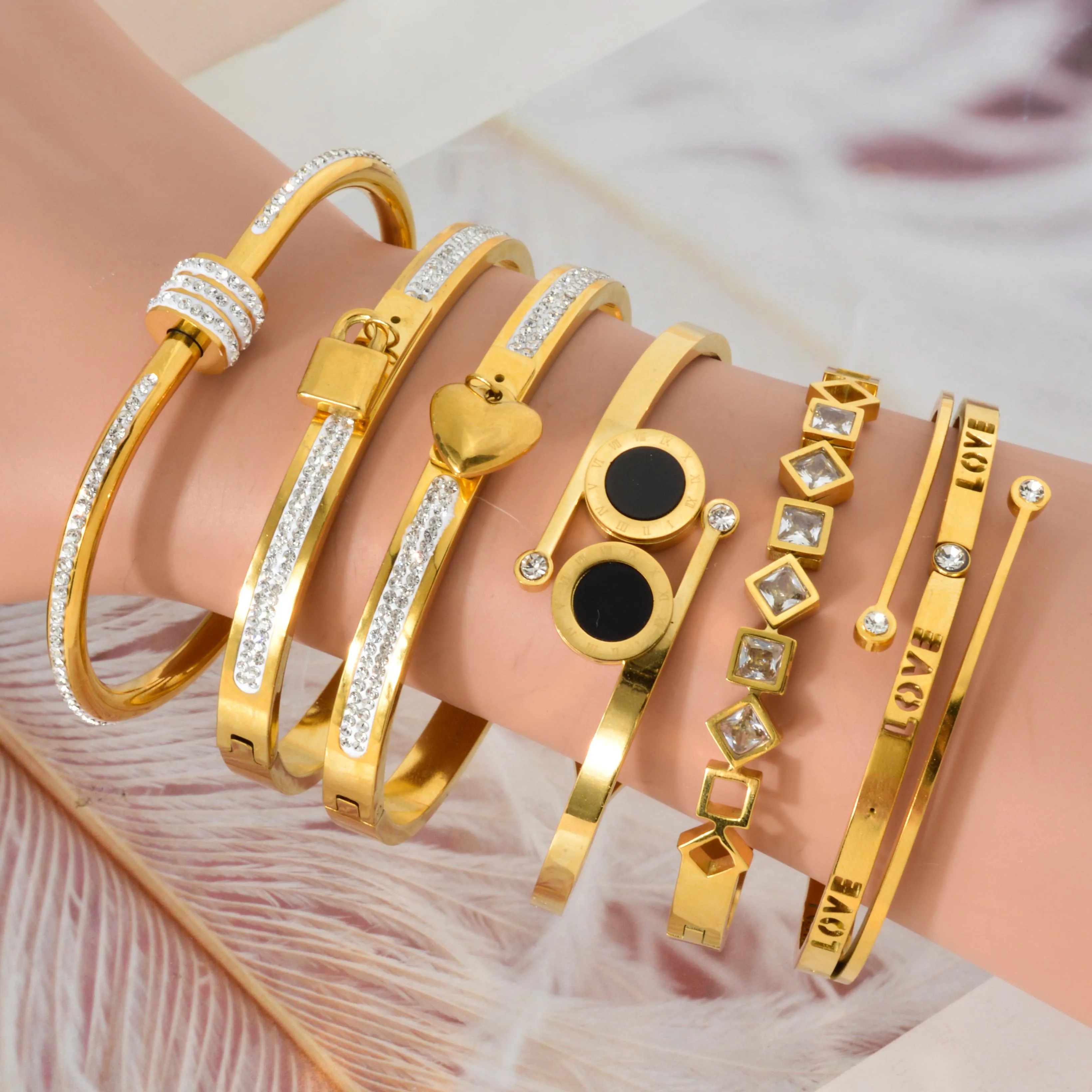 Cartier Brushed White Gold LOVE Bracelet | Harrods UK