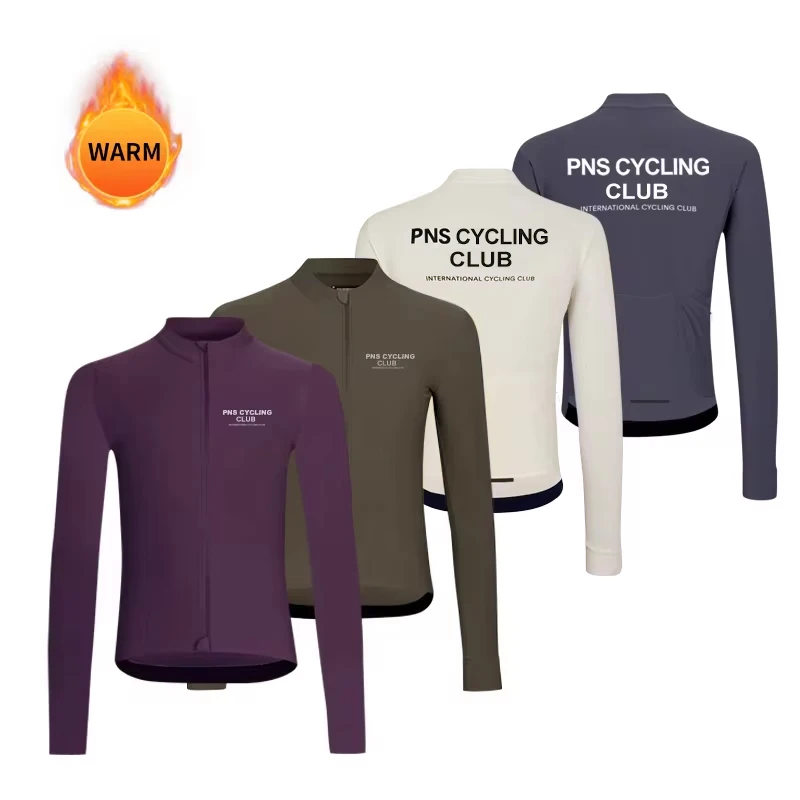 PNS Cycling Jersey Long Sleeve Thermal Fleece Men Winter Bike Cycling Jersey Bike Cycling Clothes