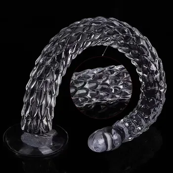 Super Long 60cm Dragon Scale Tentacle Dildo Raised Polka Dot Double Head Dildos Women Lesbian Masturbator Fake Penis Gay Sex Toy 2