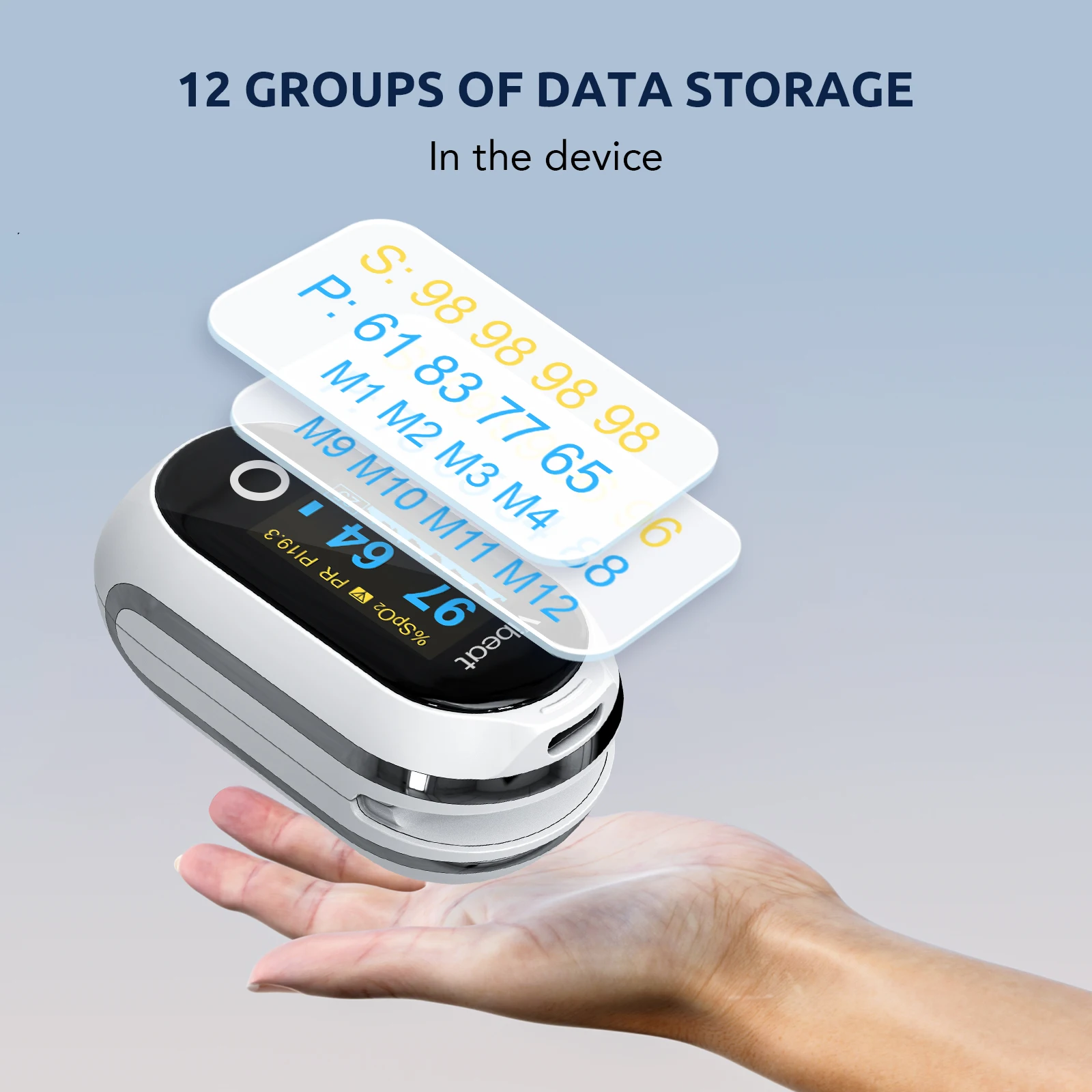 

Оксиметр, перезаряжаемый цифровой Пульсоксиметр, SPO2