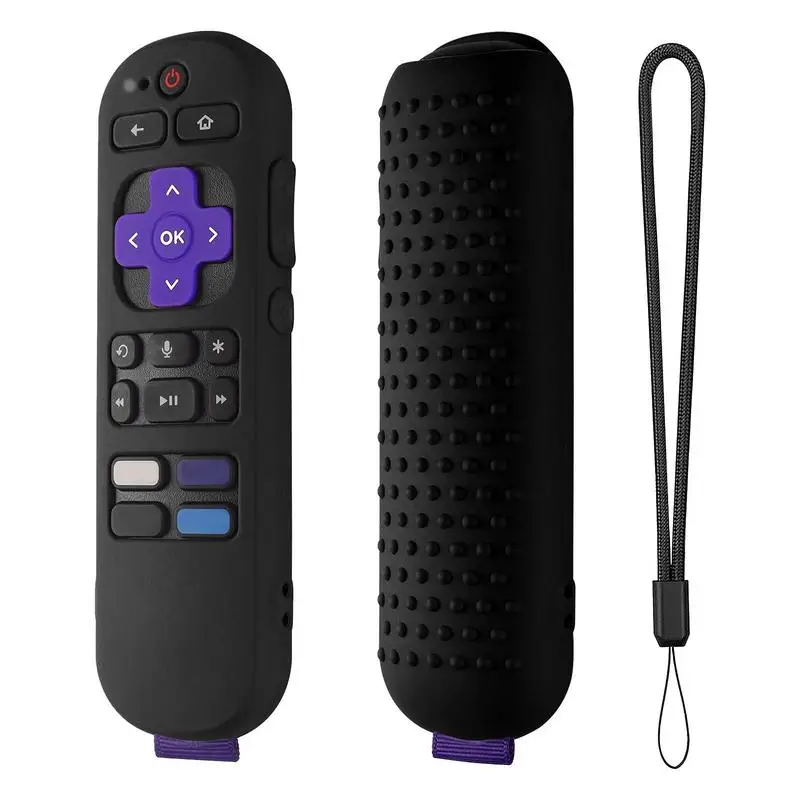 Silicone Protective Case for Roku Remote - Shockproof & Washable Sleeve