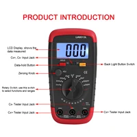 UYIGAO Digital Battery Powered Capacitan Capacitor Meter Tester 6013L LCD Display 2