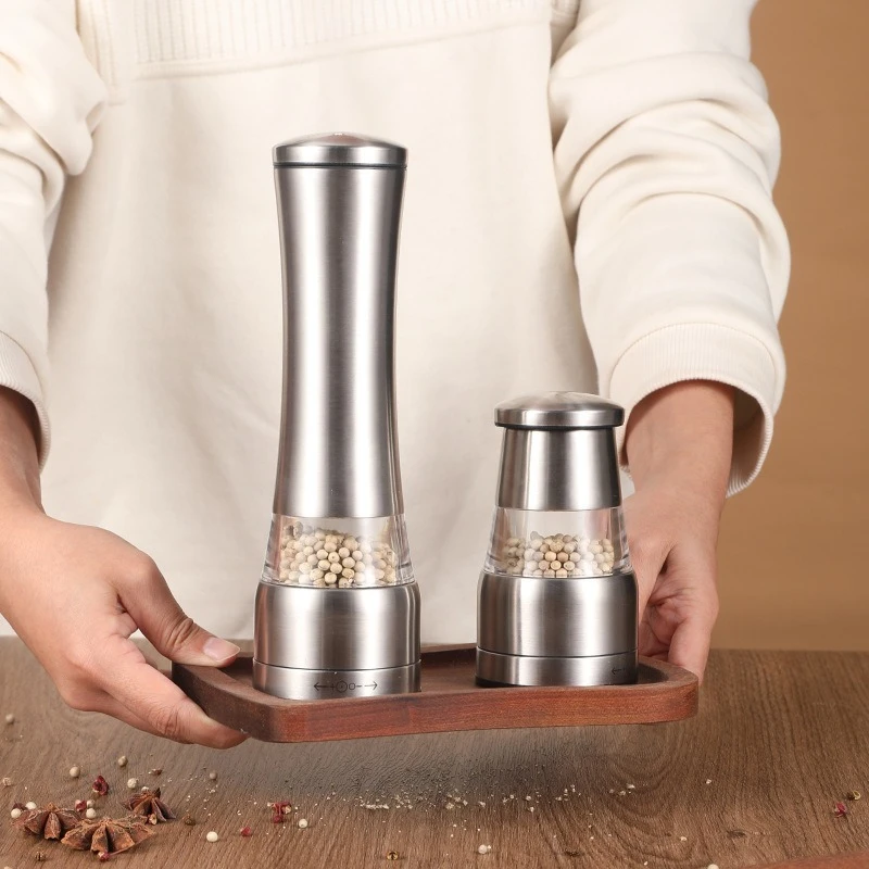 Kitchen Tools Stainless Steel Grinder Manual Pepper Grinder Sichuan Pepper Black Grain