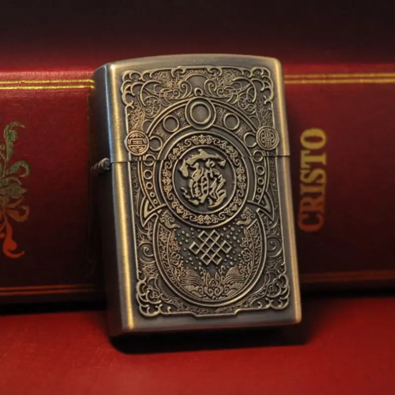 Briquet Vintage Constantine En Métal Doré - Essence Kérosène, Collection, Cadeau Pour Homme, 55x35 Mm