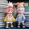 Ob11 Doll Clothes Cute Cat Coats Dolls Hoodies Sweatshirts With Cat Pattern For Obitsu11, Molly, Gsc Body, Ymy, 1/12bjd Doll 2