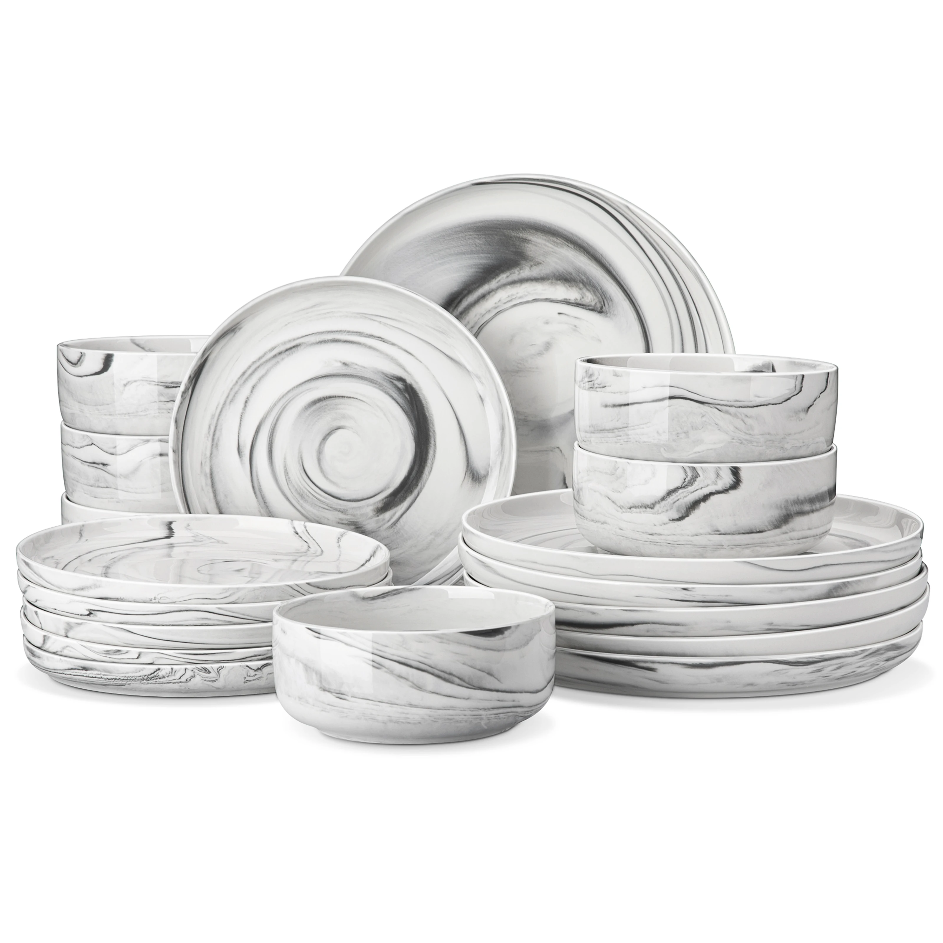 18 Piece Grey