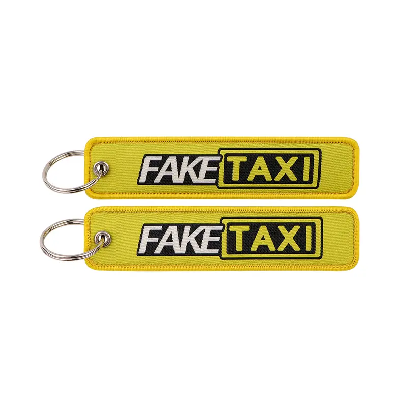 1pcs Computer Pop-up Window Quotes Embroidered Keys Tag Keychains For Motorcycles Backpack Fashion Key Ring Accessories Gifts - Image 81