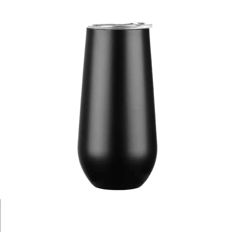 Description Picture 3 of item6oz Wine Tumbler with Lid Stainless Steel Mug Insulated Thermos Champagne Flute Bridesmaid Gifts