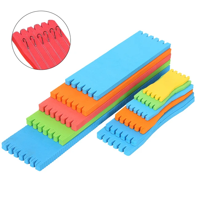 5pcs 9cm-25cm EVA Foam Winding Board Fishing Line Plate Fish Hook