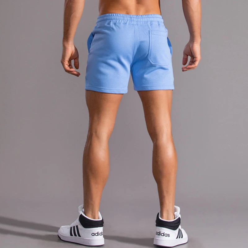 Summer New 100% Cotton Casual Shorts Men High Quality Fashion Short Pants Men Side Pockets Zip Outdoor Running Shorts Men 6