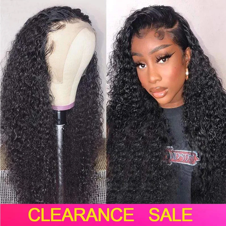 Curly HD Transparent Lace Front Human Hair Wigs For Women Brazilian Curly Human Hair Wigs Remy Bob 13x4 human hair wig lace front wig human hair wigs front lace wig