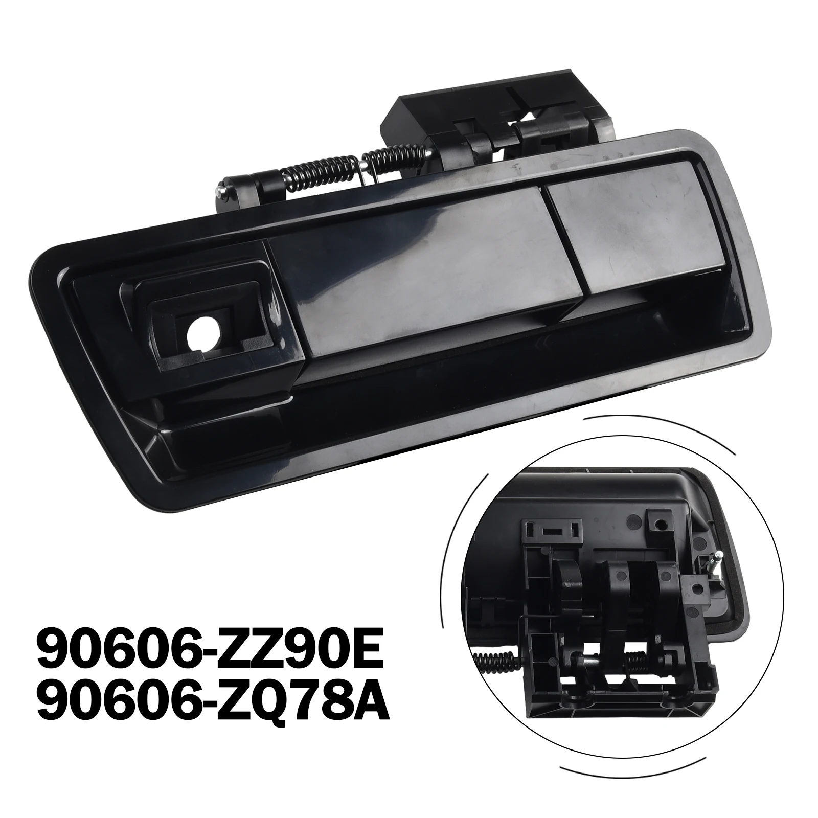 

Black LH/RH Car Outside Door Handle Replacement Rear Outside Door Handle Fits For Nissan Armada 2004-2015 Car Accessory