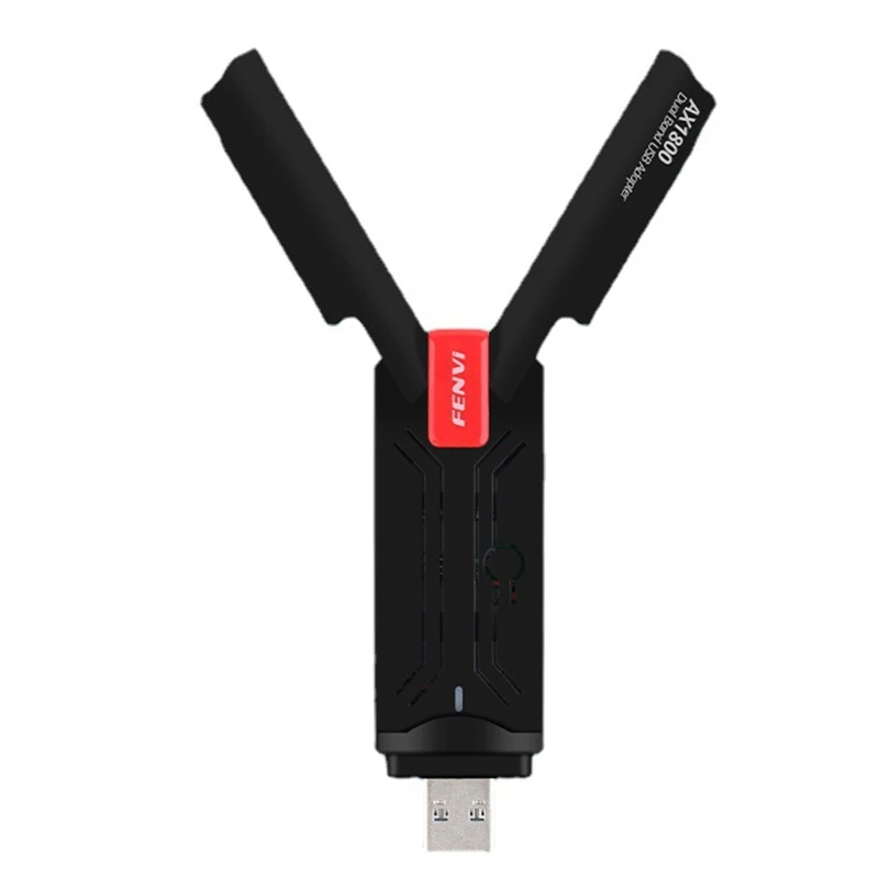

Wi-Fi 6 USB адаптер двухдиапазонный AX1800 2,4G/5 ГГц Беспроводной Wi-Fi донгл Lan Ethernet Сетевая карта USB 3,0 WiFi6 для Windows