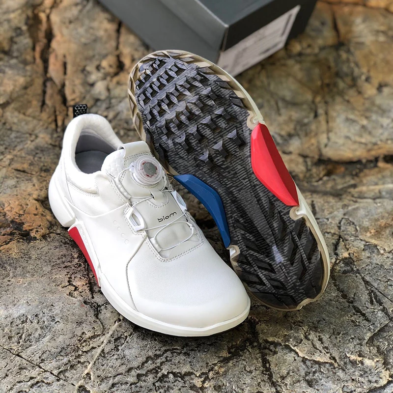 New Fashion Men Golf Shoes Outdoor Sports Sneakers Leather Male Casual Walking Footwear