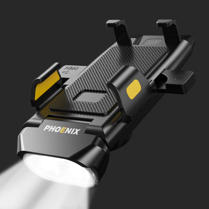 자전거 헤드라이트 보조배터리 손전등, USB 충전, MTB 도로 사이클링 하이라이트, 4 in 1, 500 루멘, 3000mAh 핸들 바 