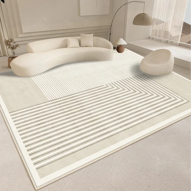 Minimalist Plush Floor Rug 4