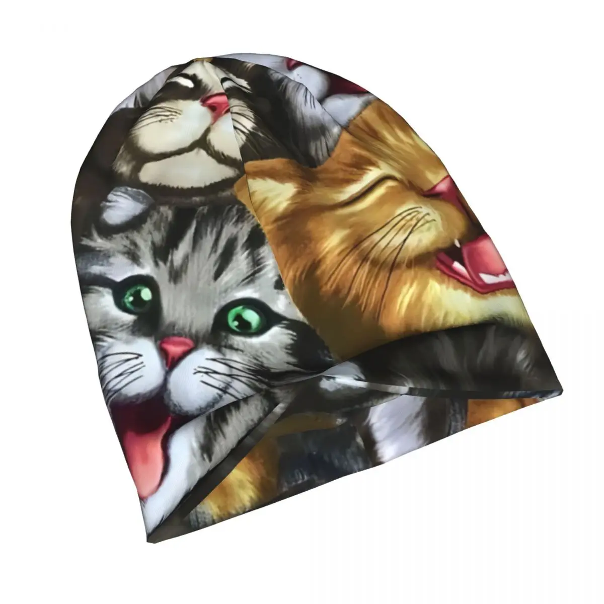 Рисунок 3 - Комикс, Милая зимняя вязаная шапка с рисунком кота