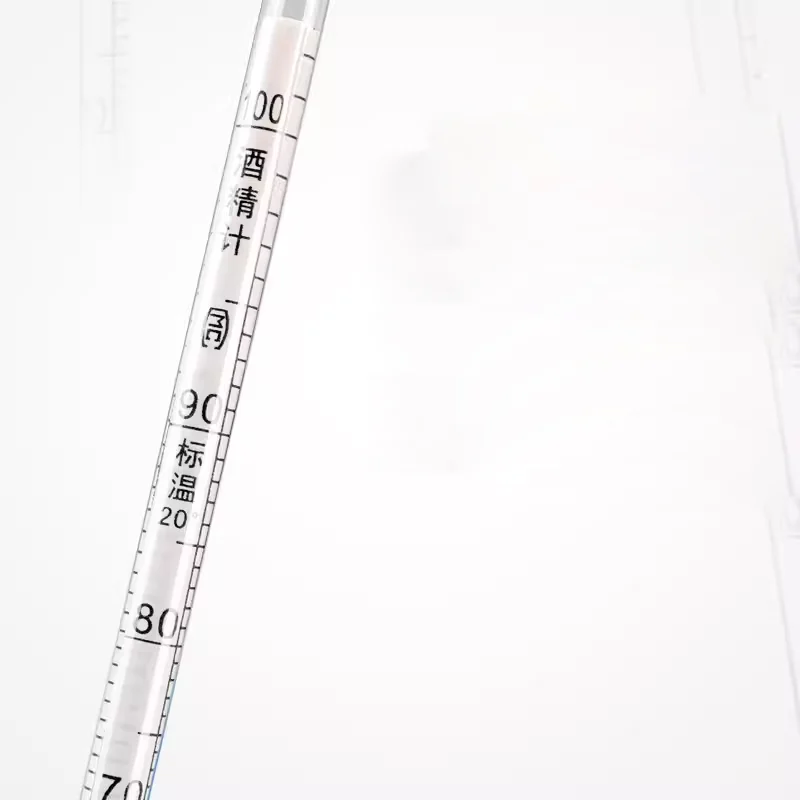 알코올 농도계 및 유리 시험관 세트, 알코올 계량기 와인 농도 계량기, 0-40/40-70/70-100