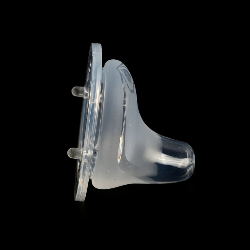 Baby Soft Safety Liquid Silicone Pacifier Duckbill Nipple Natural Flexible Replacement for Wide Mouth Milk Bottle silicone pacifier