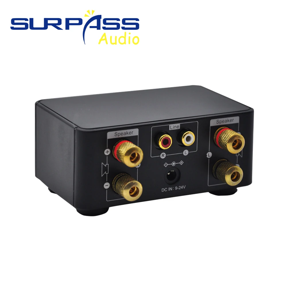 2 Audio Mini Digital Endverstärker HiFi Class D Stereo Amp 50W