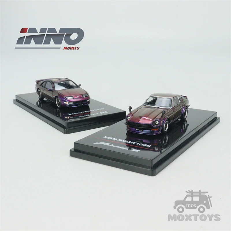 

INNO1:64 Nissan FairladyZ S30/ Z32 Color changing purple Collection of die-cast alloy car decoration model toys