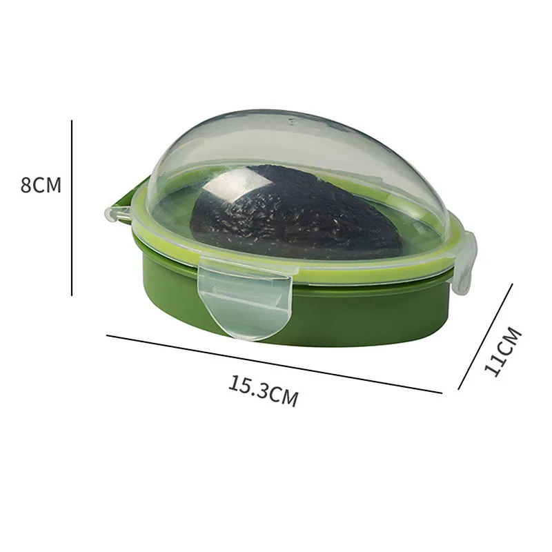 Kitchen Food Storage Box 1/2/3Pcs Avocado Space Saving Vegetable Organizer Reusable Fruit