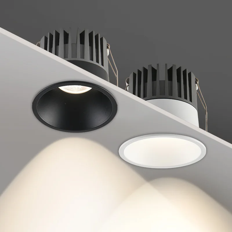 led recessed spotlight minimalist home 5W 7W 8W 9W 12W 15W 110-220V aisle corridor balcony anti-glare ownerless ceiling light