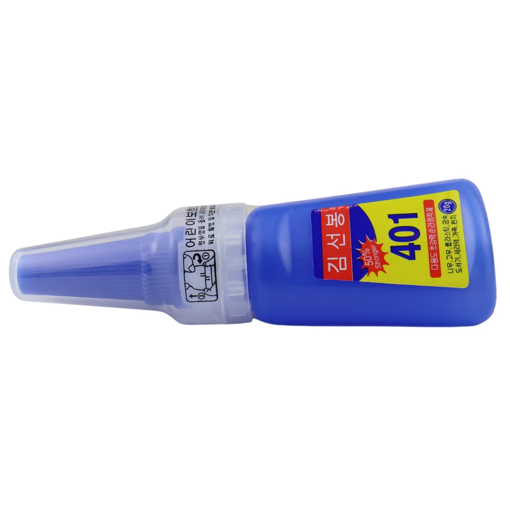 401 신발 매니큐어 수리 금속 플라스틱 접착제, 12g/20g, 강력 투명 소프트 다기능 액세서리