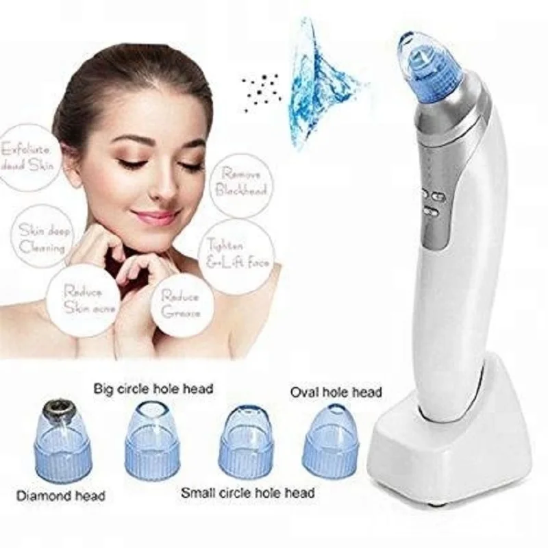Blackhead Remover Vacuum Pore Cleaner Comedo Microdermabrasion Face Pore Cleaning Blackhead Suction Machine USB Rechargeable