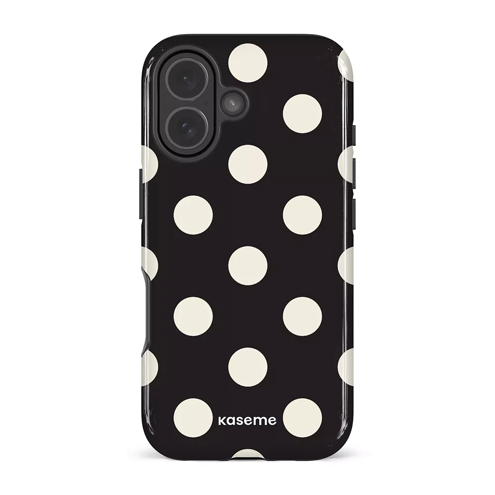 Luxury Clmj Ins Korean Polka Dot Y2K Phone Case for iPhone 17 17e 16e 16 15 14 13 12 11 Air Pro Max Plus Double-layer Back Cover 2