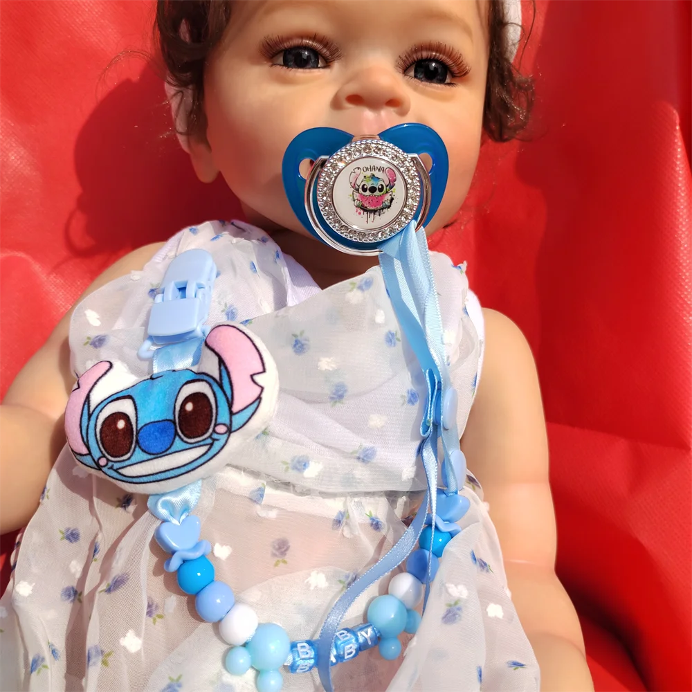 Regalos personalizados para bebés: clip de chupete personalizado con  nombre, chupete de 0 a 6 meses, chupete de 6 a 18 meses, diseño de inicial  floral, regalos personalizados para bebé niña (0-6 : Bebés 