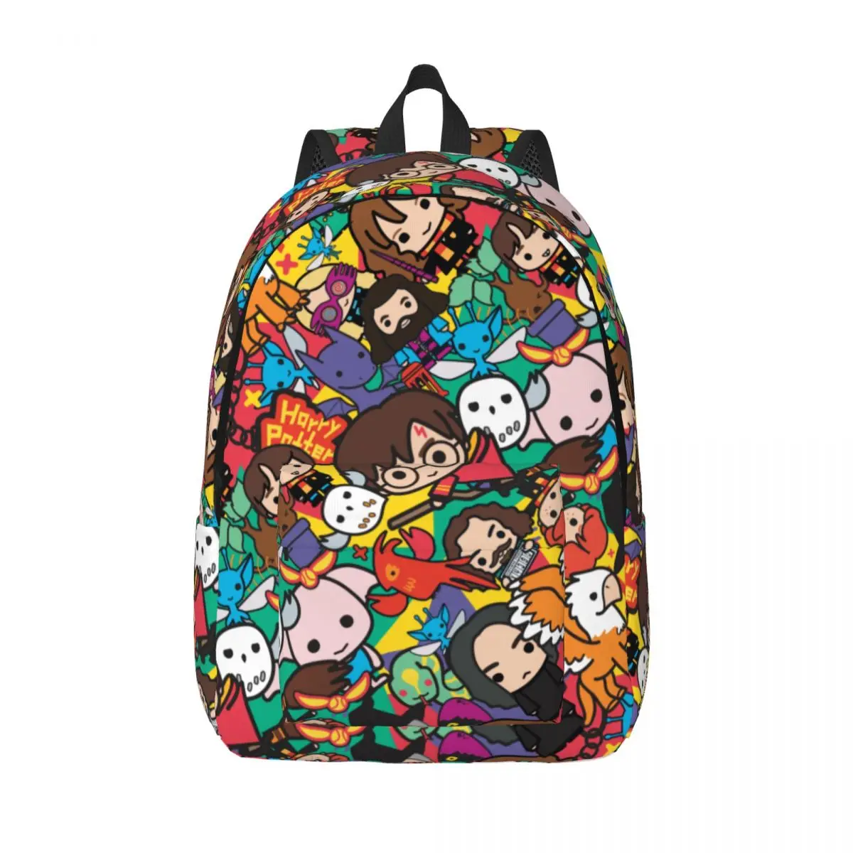 

Cartoon Potters Character Toss Pattern Backpack for Boy Girl Kids Student School Bookbag Daypack Preschool Kindergarten Bag