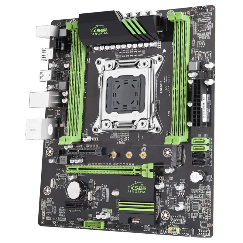 

Материнская плата X79 для настольных ПК, разъем LGA 4 разъема DDR3, 64 ГБ, PCI-E 16X NVME для