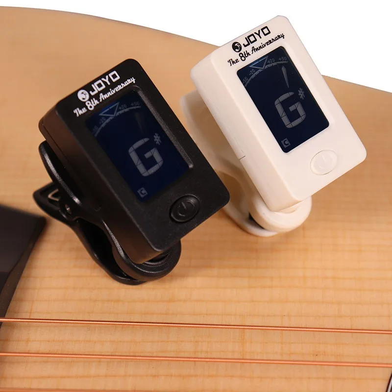 JT-01 Clip-On Digital Guitar Tuner 360 Degree Rotatable LCD Guitarra Tuner for Chromatic Guitar Bass Violin Ukulele