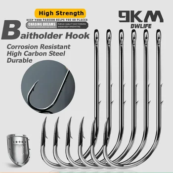 Barbed Long-Shank Fishing Hooks 1