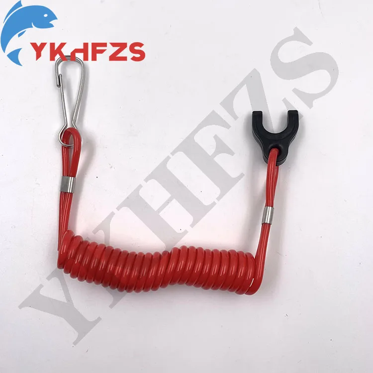 

353068210 353-06821-0 353068210M Kill Stop Switch Safety Lanyard Cord For Tohatsu Nissan Outboard Motor