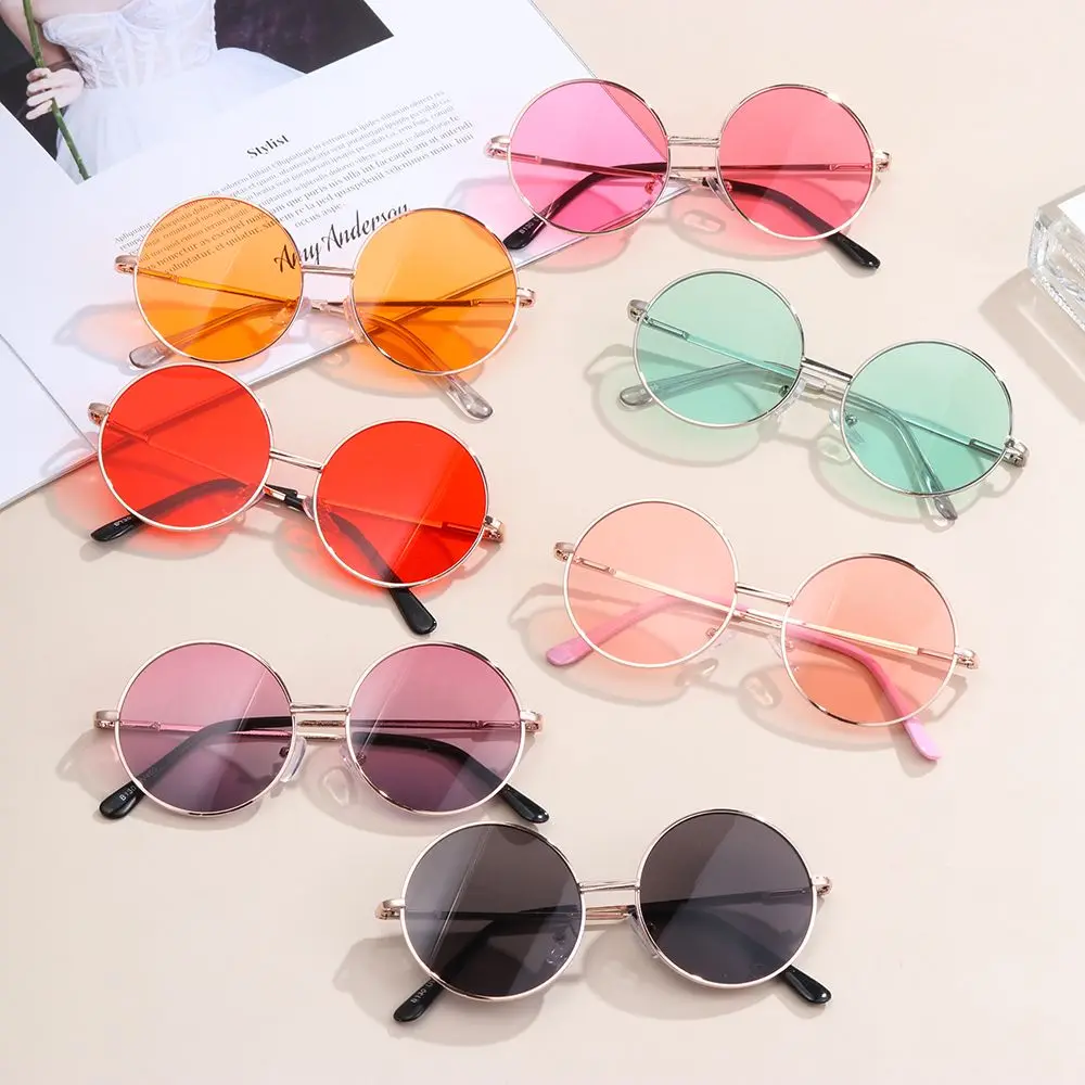 Outing British Style Round Frame Children's Accessories Kids Sunglasses Eyewear Sun Glasses Metal Sunglasses