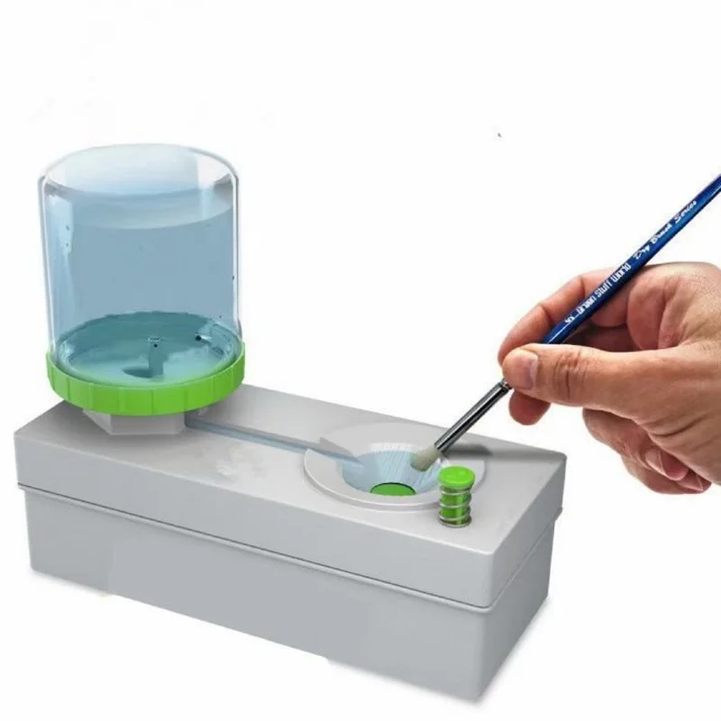 1 Piece Color water chalk brush cleaner Press flush paint pen cleaner Clean water cycle brush paintbrush cleaner