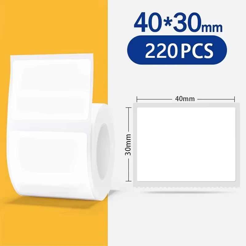 מדפסת תוויות ניידת מיני תרמית הדפסה עצמית ללא דיו 12-58mm תוויות לבית / בית / משרד / סופרמרקטים / מחסנים