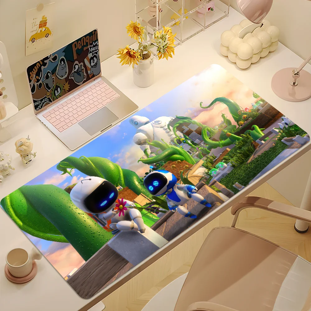 Game A-Astro Bot 2024 Mouse Pad Gaming Accessories Protector Office Laptop Gamer Cabinet Non Slip 5