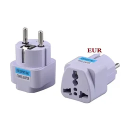 International Travel AC Power Adapter - Universal Plug Converter for EU, US, AU, UK to Korea and More (EU Plug C)