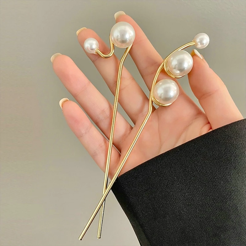 Vintage Chinese Style Hairpins Hair Stick Women Metal Glaze Hair Fork Chopsticks Woman Girls Jewelry Accessories