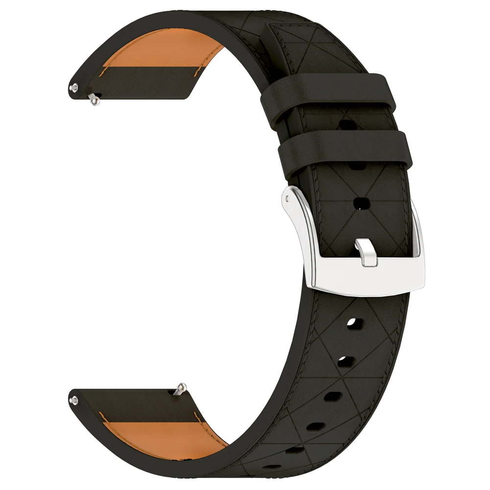 Premium 22mm Leather Watch Strap - Universal Fit Watchband