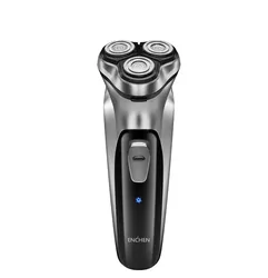 Enhanced Men's 3D Floating Blade Rechargeable Shaver with Washable Design (BLACKSTONE)