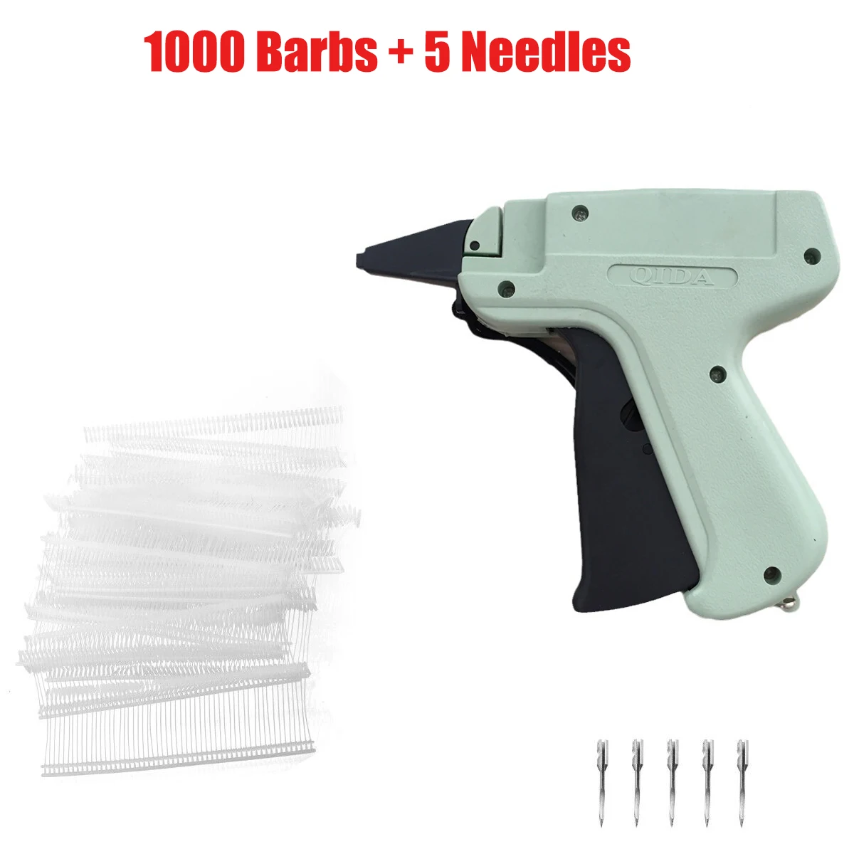 Clothes Garment Price Label Tags Gun 1000 Barbs + 5 Needles Marking DIY Apparel Tagging Guns Needle Tag Gun Sewing Craft Tools