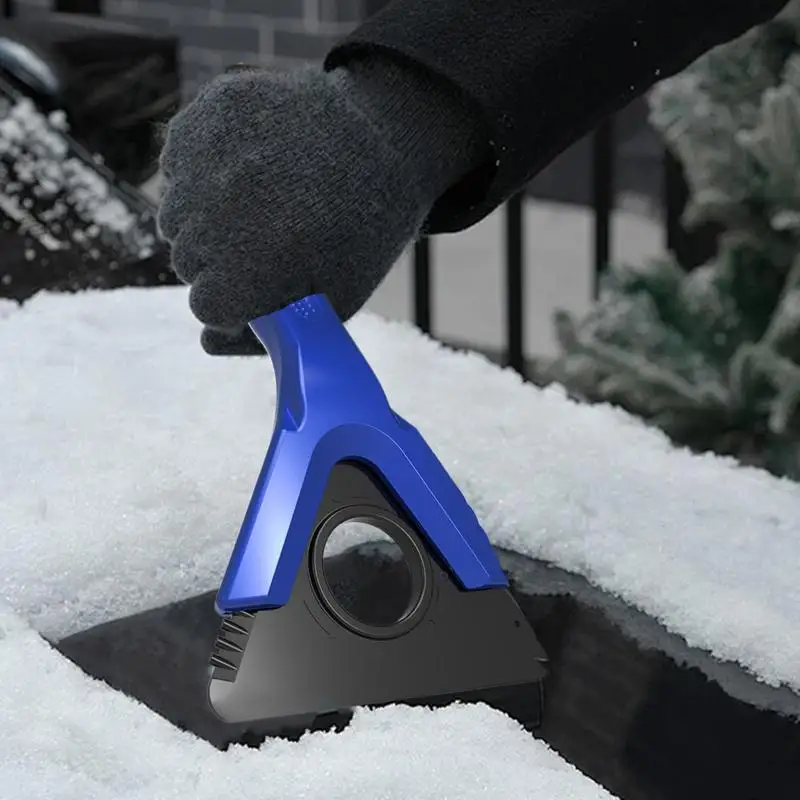 Car Ice Scraper Car Windscreen Cleaner Scraper Multi-function Scraping Tool Non-scratch Snow Remover For Most Vehicles